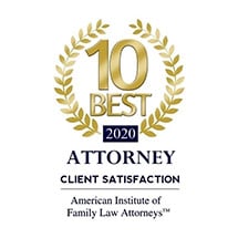 10 Best | Attorney | Client Satisfaction | American Institute Of Family Law Attorneys | 2020
